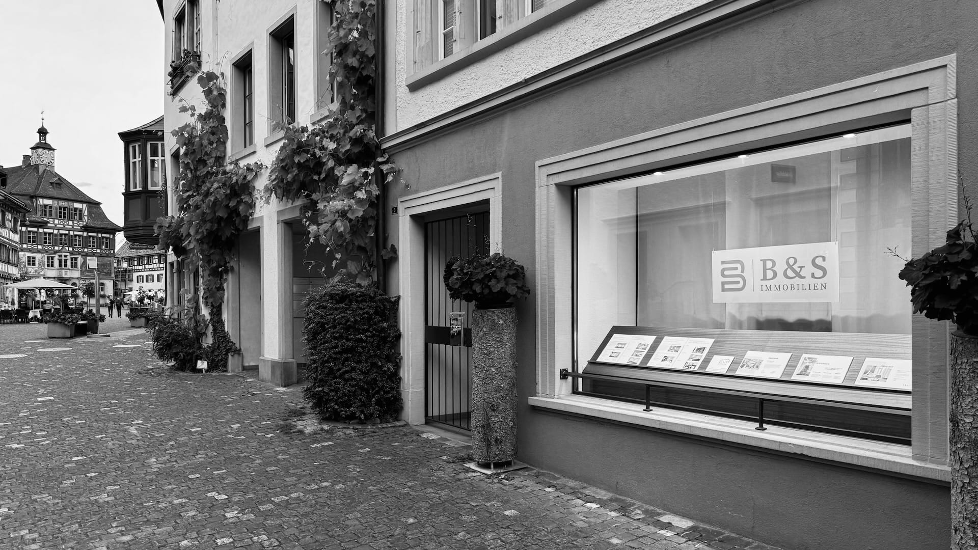 Büro von B&S Immobilien in der Understadt, Stein am Rhein