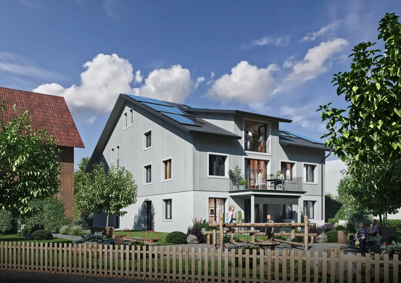 Neubauprojekt Am Wasser in Dübendorf, moderne Eigentumswohnungen